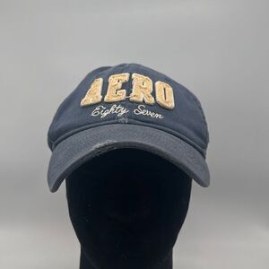 Vintage Y2K Aeropostale Baseball Cap Hat Aero Ath Div 87 Limited Edition S/M‎